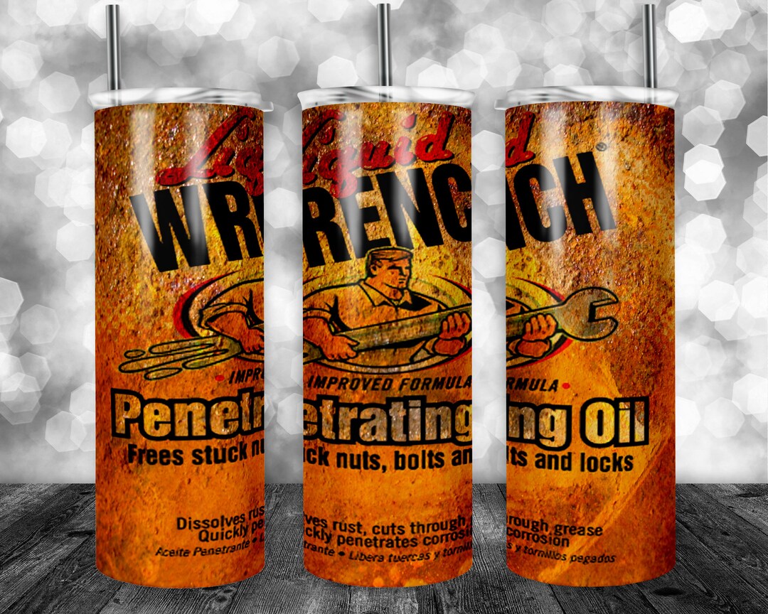 PB Blaster Mechanic Tumbler – Fits 20oz Tumblers – Motor Oil Engine Design