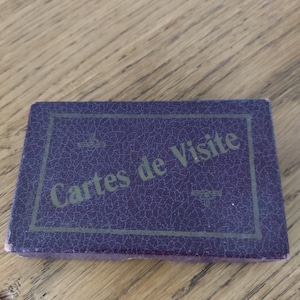 Doos met visitekaartjes