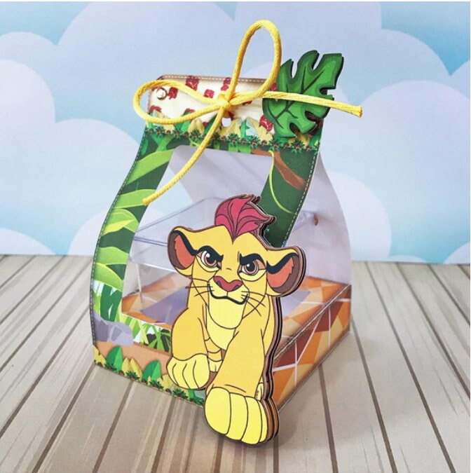 KING LION & SIMBA Favors Boxes Personalized Party Supplies Etsy