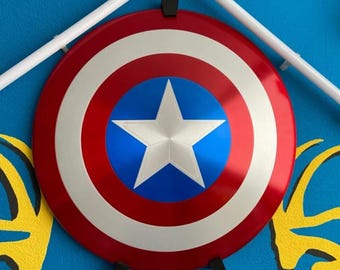 Captain America Shield Wall Mount - Carbon Fibre