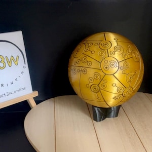 Réplica esférica del mapa del planeta del tesoro: exhibición de cosplay