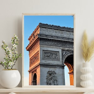 Arc de Triomphe Print - Paris Landmark Photography - Chic Wall Art for Young Adults