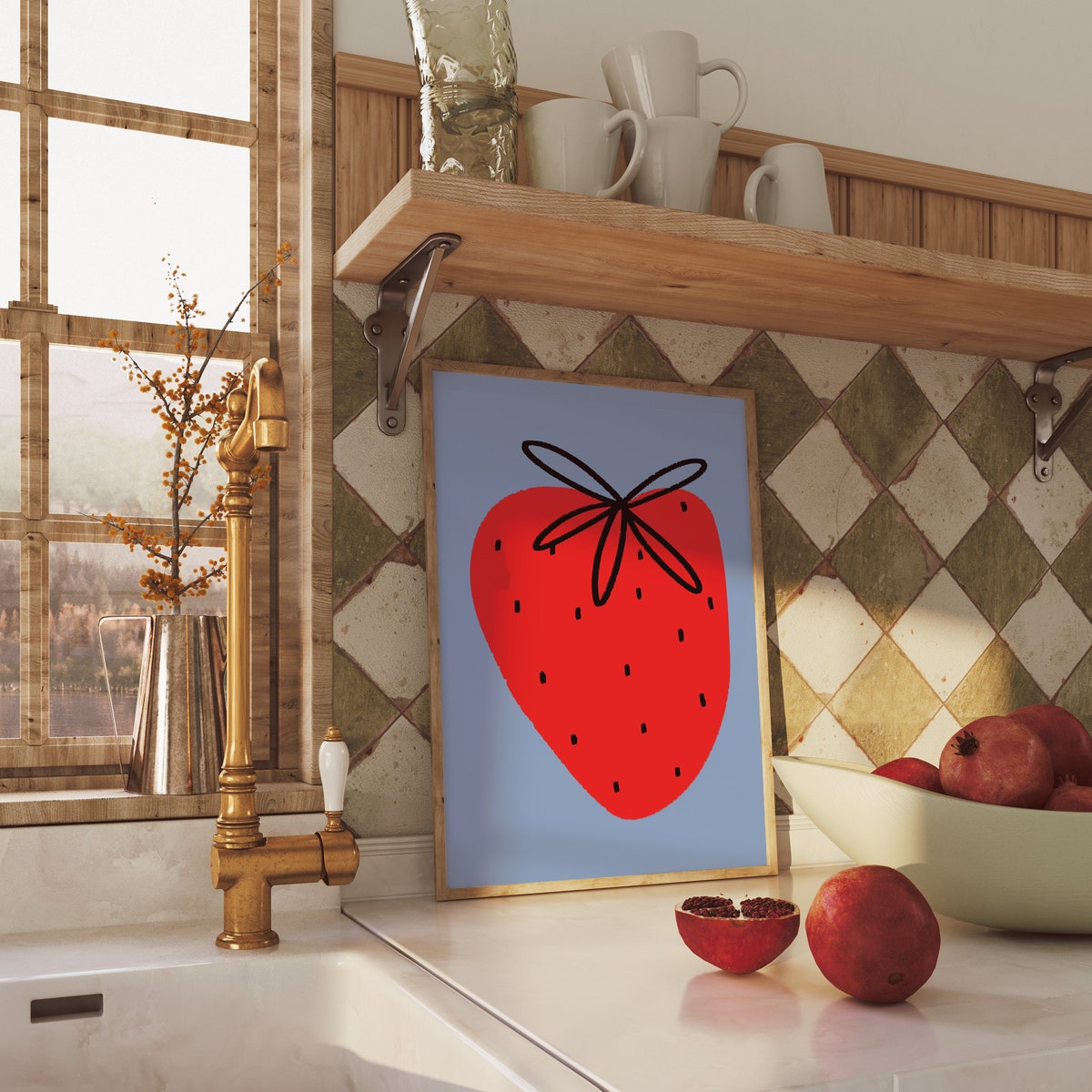 Strawberry Print