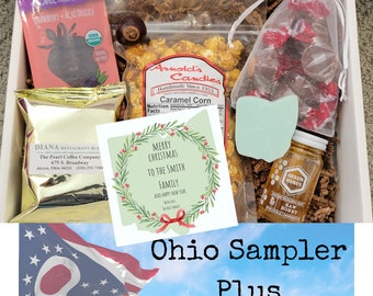 Ohio Gift Box, Gift Basket, Ohio State Gift Box, Birthday, Holiday, Corporate, Relator, Made in Ohio Gift, Buckeye Candy, Christmas Gift