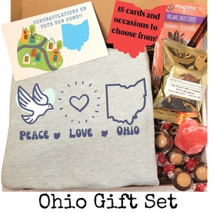 Ohio Geschenkbox, Geschenkkorb, Ohio State Geschenkbox, Geburtstag, Urlaub, Unternehmen, Relator, Made in Ohio Geschenk, Buckeye Candy, Ohio Weihnachten, OH