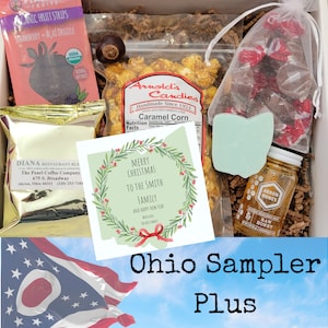 Ohio Geschenkbox, Geschenkkorb, Ohio State Geschenkbox, Geburtstag, Urlaub, Unternehmen, Relator, Ohio Made Geschenk, Buckeye Candy, Weihnachten, Danke
