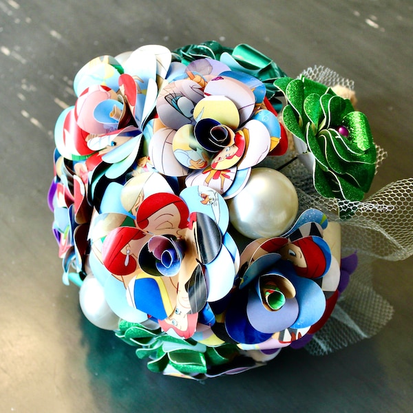 Disney Little Mermaid Paper Flowers