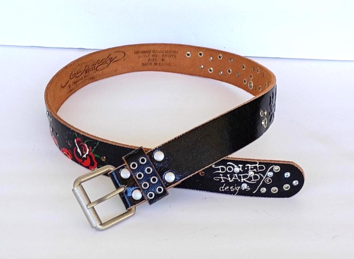 Ed Hardy Rhinestone Belts for Women for sale | eBay Ed Hardy 00s