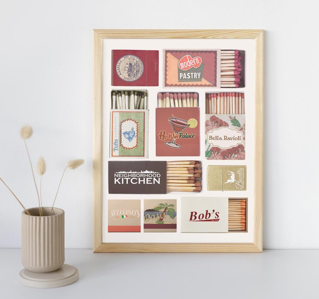 Medford Massachusetts Matchbox Print, Boston MA Printable Wall Art ...