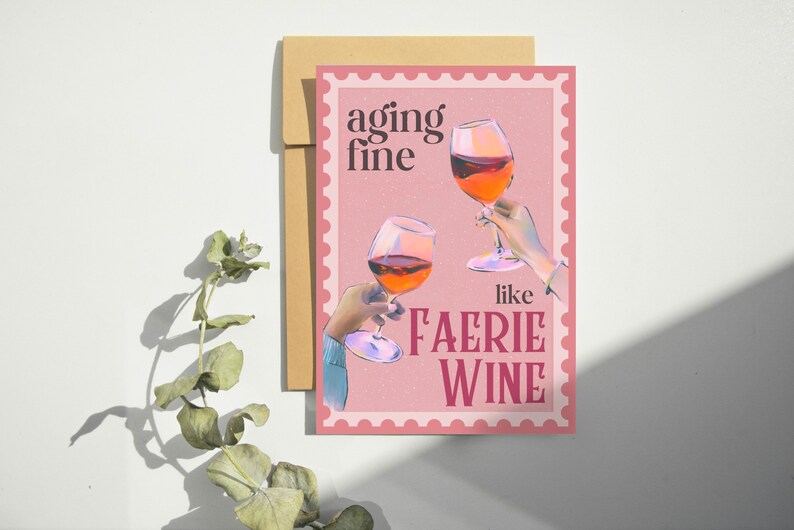 Faerie Birthday Card Fantasy Themed Fae Greeting Card Printable Gift ...
