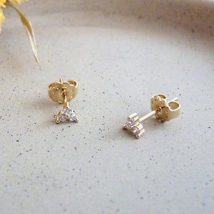 Clover Stud Earrings • Gold-Plated