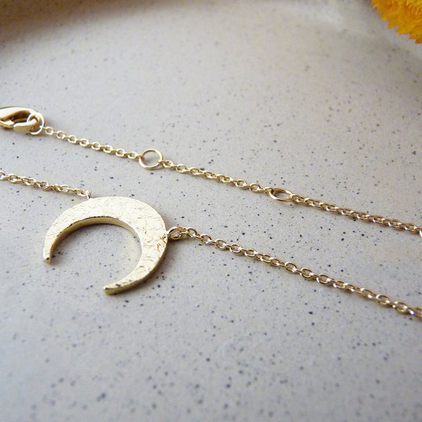 Collier Demi-Lune • Plaqué Or