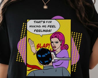 Breakup Gift, Funny Retro Shirt, Retro Style Comic T-shirt, Pop Art Shirt, Retro Shirt, Gift for Best Friend Female, Cheap Graphic Tees