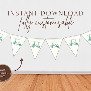Golf Masters Themed Birthday banner | Golf Masters First Birthday Party | Masters Themed Birthday | Golf Mastered Their First Year banner