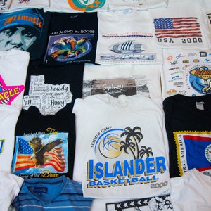 T-shirt Uomo Mystery Vintage Thrifted - Mystery Travel Cities Paesi, Musica, Grafica Y2K Vintage Tees