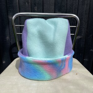 Retro Vier-Punkt-Mütze (Pinky Pastels)