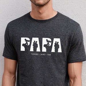 Shirt voor vaderdagcadeau, cadeau voor vader, T-shirt vader, individuele cadeaus Shirt voor vaderdag, vadercadeau