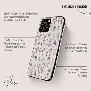 Floral iPhone Case, Flower Phone Case, Wildflowers Phone Case for iPhone 15 14 Plus Pro Max, 13 Mini, 12, 11, Trendy Aesthetic Phone Case image 8