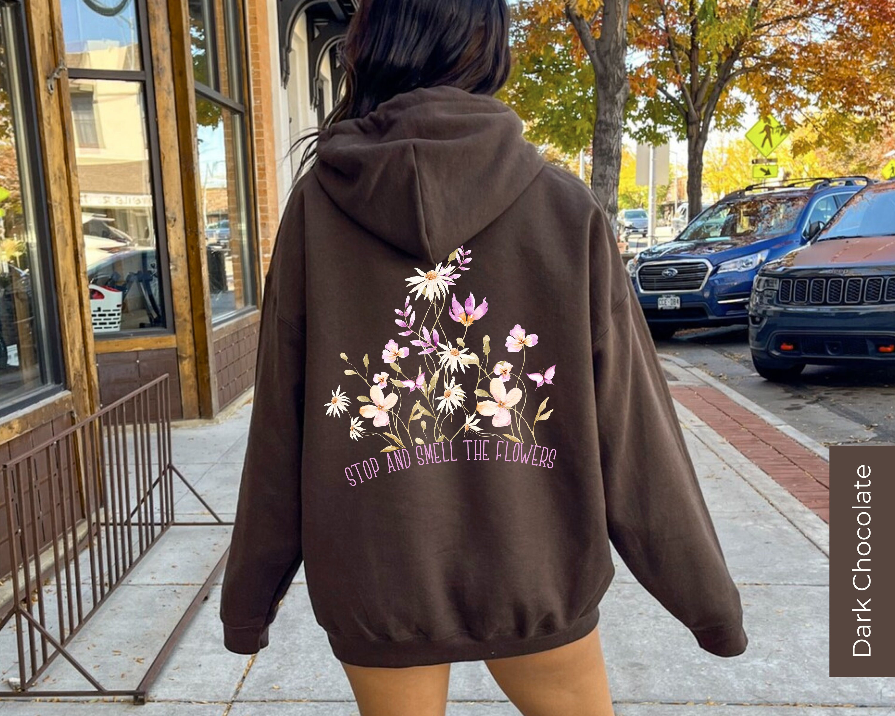 [GRAVER]★GREEN FLOWER SMILE EMBROIDERY HOODIE Designer fashion, Seoul-fully created | W Concept