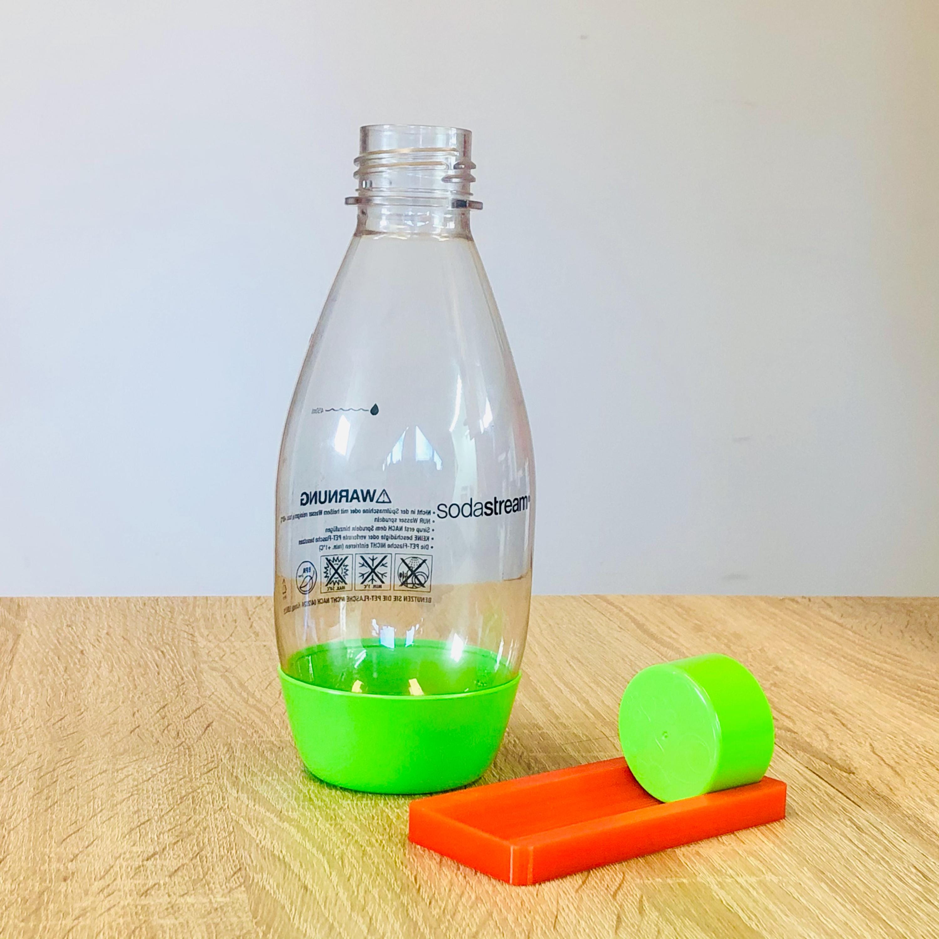 Soda Stream Deckelhalter Deckel Halter Stand Ständer Halterung Flasche Flaschendeckel