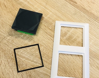 Loxone Touch Tree Jung AS582BFWW Adapter Rahmen