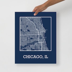 Navy Chicago Straßenkarte