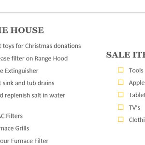 Printable November Monthly Home Cleaning and Maintenance Checklist