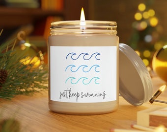 泳ぎ続けよう - シーブリーズ 香り付きキャンドル、9オンス