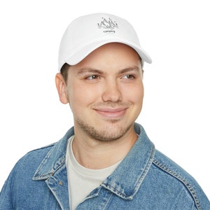 Camping Low Profile Baseball Cap