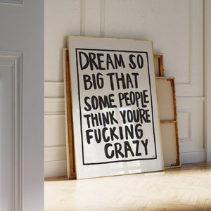 Aesthetic Prints And Posters Black And White Wall Art Trendy Prints Shipped Poster Home Decor (Unframed) Modern Wall Prints Quote