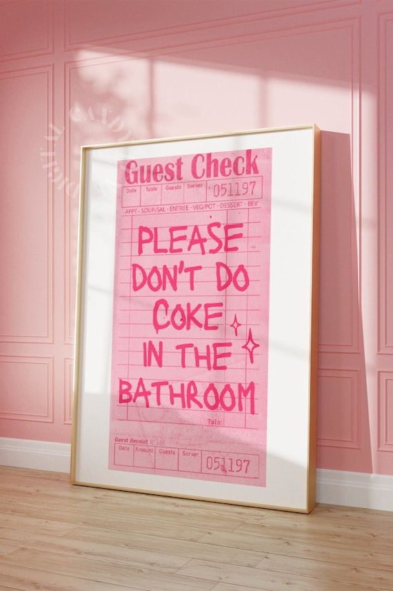 Guest Check Print Please Don 