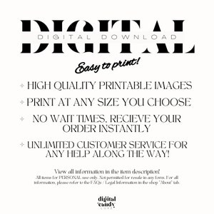 Guest Check Print Trendy Wall Art Prints Pink Retro Art Too Busy Creating My Dream Life Trendy Printable Art Bar Cart Preppy Digital Prints image 7