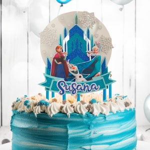 Tarta de Elsa de Frozen