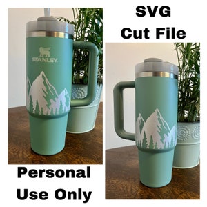 Mountain Vinyl Wrap Tumbler Digital File