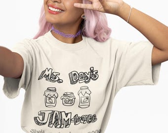 T-shirt Ms. Day's Jam Jar Jamboree | Citaat nieuwe tv-show voor meisjes, grappig