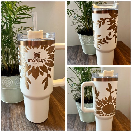 Wildflower Vinyl Wrap Decal Stanley Sticker Etsy