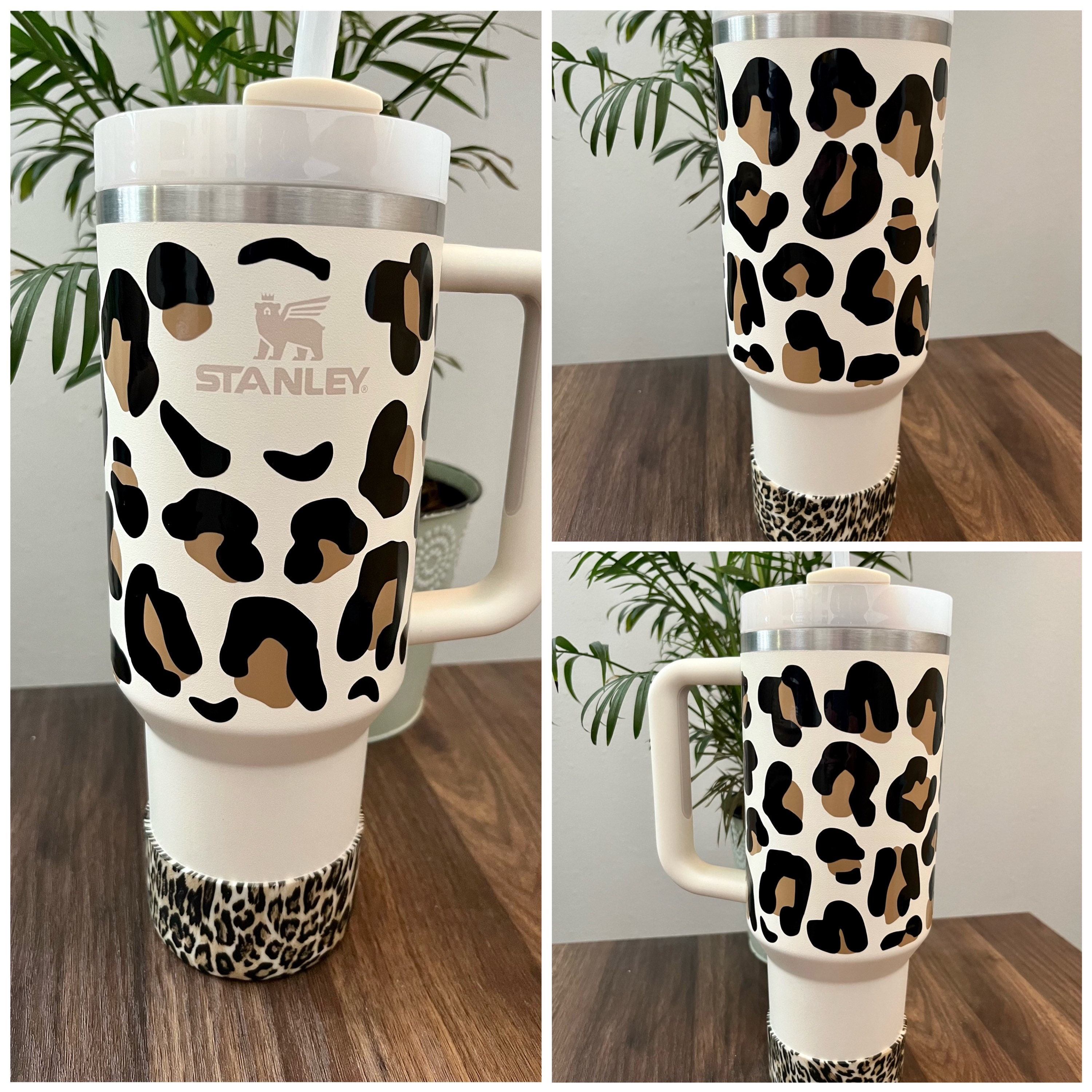 Cheetah Print Premium Vinyl for Stanley 40 Oz Tumbler, Cheetah Decal for  Tumbler With Handle, Cheetah Decal Not Wrap, Cheetah Decals, 