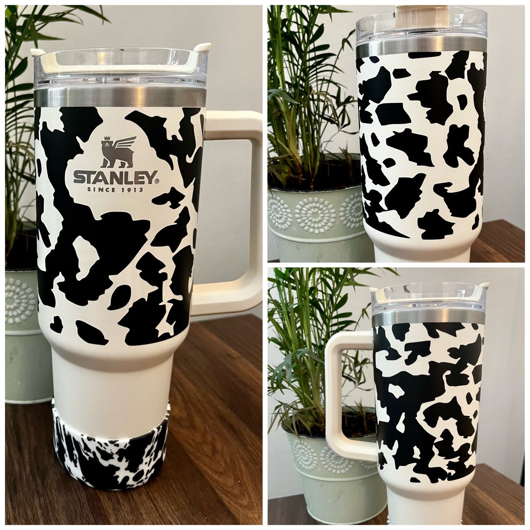 Realistic Cow Print Vinyl Wrap Decal Etsy