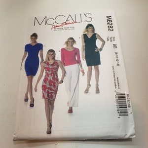 McCall&#39;s 6282 Schnittmuster für Palmer/Pletsch Kleid und Top Variationen Größen 16-22 oder 8-14 UNCUT FF