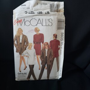 McCall&#39;s 5605 sewing pattern for easy wardrobe sizes 14-16-18 Jacket, top, skirt and pants UNCUT FF