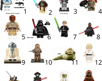 Minifigure compatibili lego Star Wars - Colleziona i tuoi personaggi preferiti della Saga con figure fedelmente riprodotte