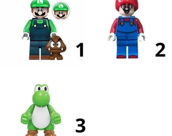 Minifigure compatibles LEGO Super Mario - Colleziona i tuoi personaggi preferiti della Saga con figure fedelmente riprodotte