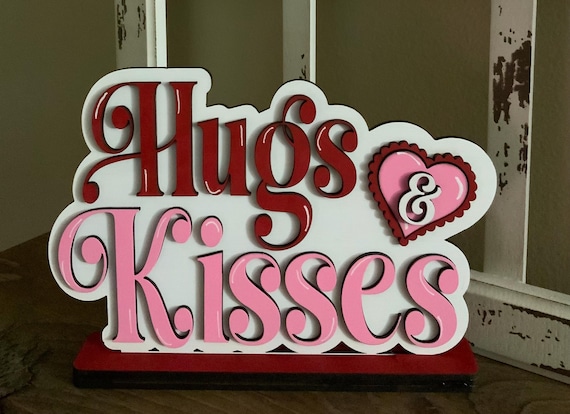 U-KISS サイン　ファンミーティングin SEOUL Valentine Hugs & Kisses Valentine's Day Decor - Etsy