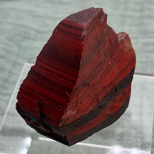Arizona Red Jasper and Hematite Rough Natural Stone - Banded Red Jasper Jerome Arizona - Root Chakra Healing Crystals - Stones Raw Rock.
