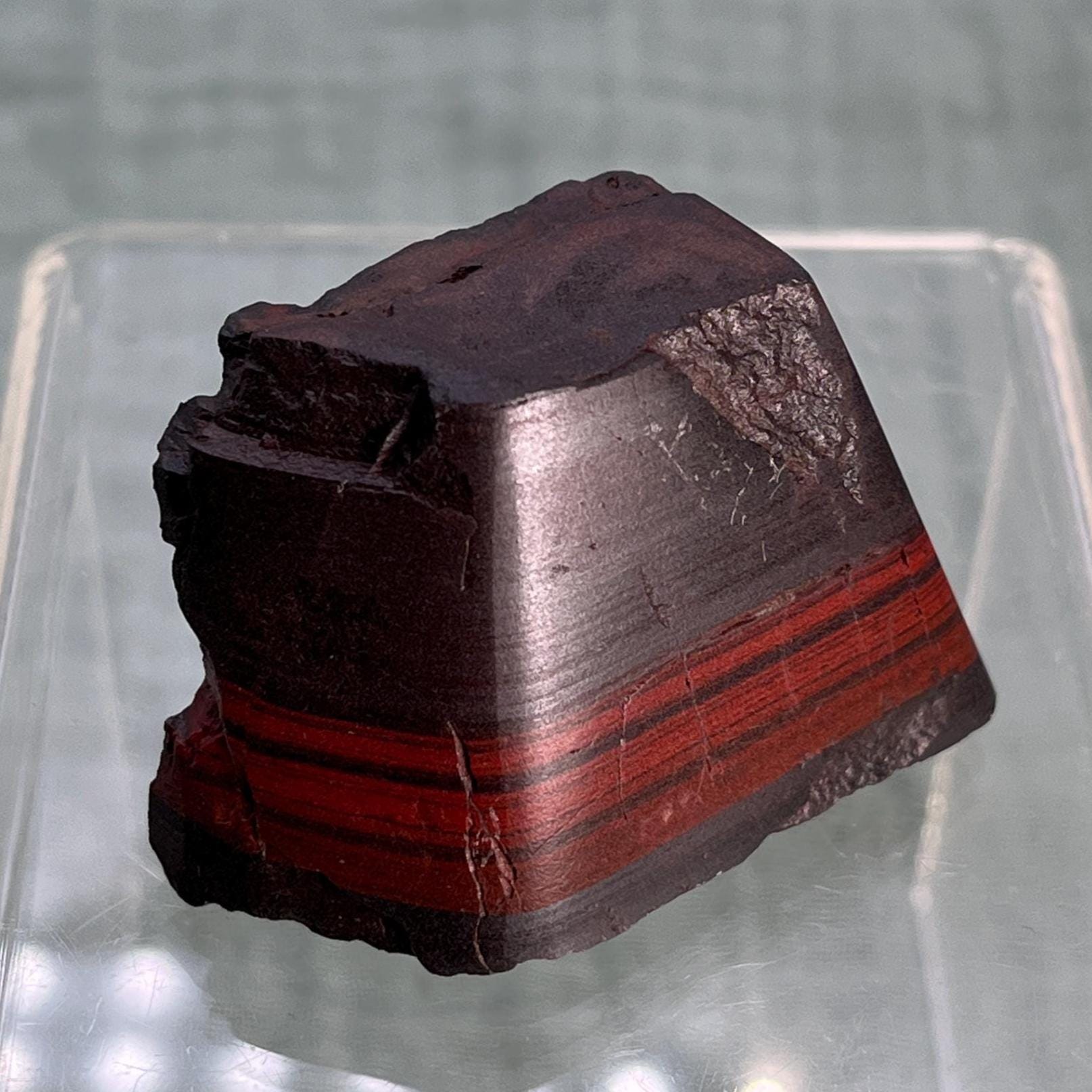 Arizona Red Jasper and Hematite Rough Natural Stone - Banded Red Jasper Jerome Arizona - Root Chakra Healing Crystals - Stones Raw Rock.