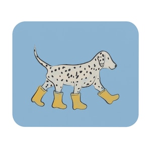 Cute Dog Mouse Pad, Puppy Dog Mousepad, Dog Decor, Cute Mouse Pad, Dog Themed Office, Desk Decor, Dog Lover Gift, Aesthetic Mouse Pad