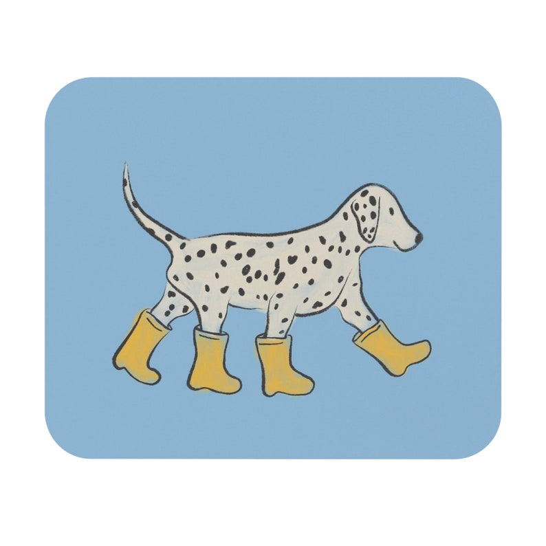 Linda alfombrilla de ratón para perros, alfombrilla de ratón para cachorros, decoración para perros, alfombrilla de ratón linda, oficina temática para perros, decoración de escritorio, regalo para amantes de los perros, alfombrilla de ratón estética imagen 1