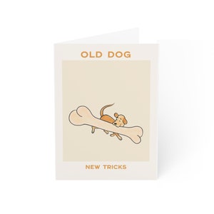 Tarjeta de perro divertida, tarjeta para amante de los perros, tarjeta para dueño de perro, tarjetas de felicitación de tarjeta de perro loco, tarjeta de cumpleaños (1, 10, 30 y 50 piezas) -En blanco por dentro-