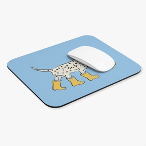 Linda alfombrilla de ratón para perros, alfombrilla de ratón para cachorros, decoración para perros, alfombrilla de ratón linda, oficina temática para perros, decoración de escritorio, regalo para amantes de los perros, alfombrilla de ratón estética imagen 3
