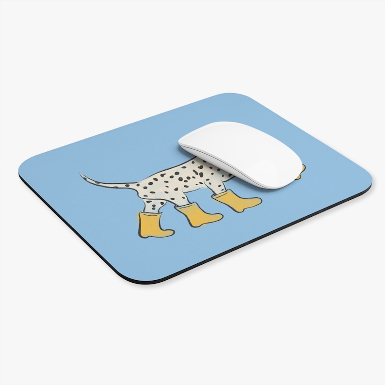 Linda alfombrilla de ratón para perros, alfombrilla de ratón para cachorros, decoración para perros, alfombrilla de ratón linda, oficina temática para perros, decoración de escritorio, regalo para amantes de los perros, alfombrilla de ratón estética imagen 3